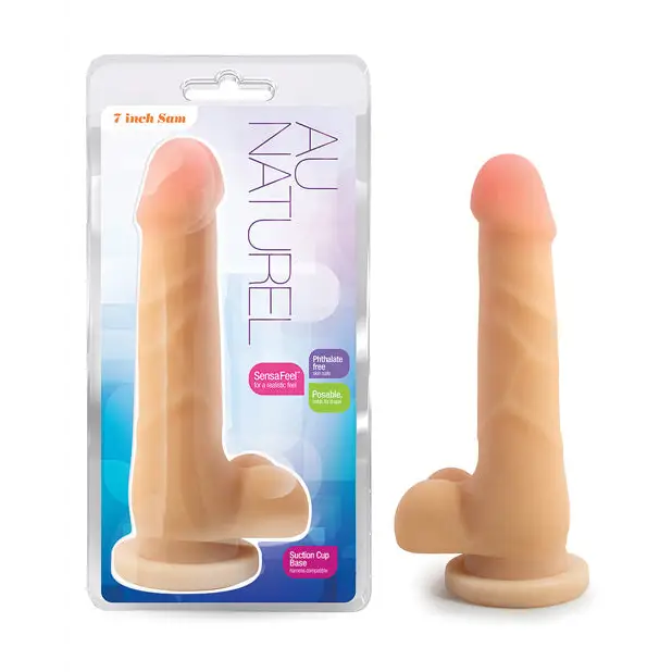 Blush Au Naturel 7’’ Sam - Beige - Dongs & Dildos