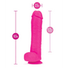 Blush Au Naturel Bold Big John 11’’ Dildo - Pink - Dongs & Dildos