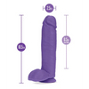 Blush Au Naturel Bold Huge 10’’ Dildo - Purple - Dongs & Dildos