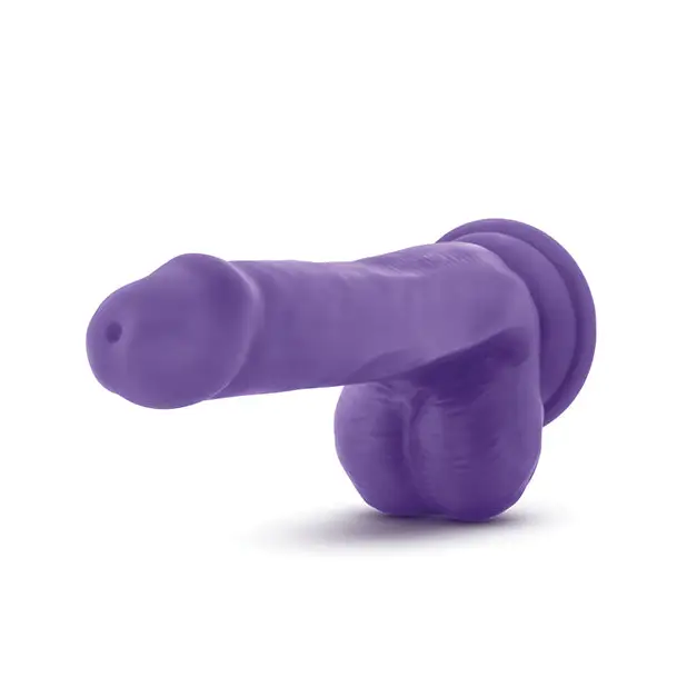Blush Au Naturel Bold Massive 6’’ Dildo - Purple - Dongs & Dildos