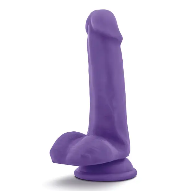 Blush Au Naturel Bold Massive 6’’ Dildo - Purple - Dongs & Dildos