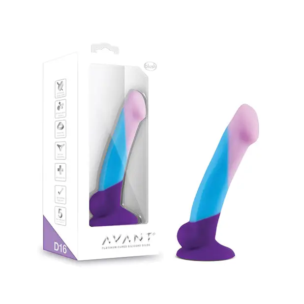 Blush Avant D16 Silicone Dildo - Purple Haze - Dongs & Dildos