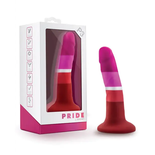 Blush Avant P3 Lesbian Pride Silicone Dong - Beauty - Gay & Lesbian Products