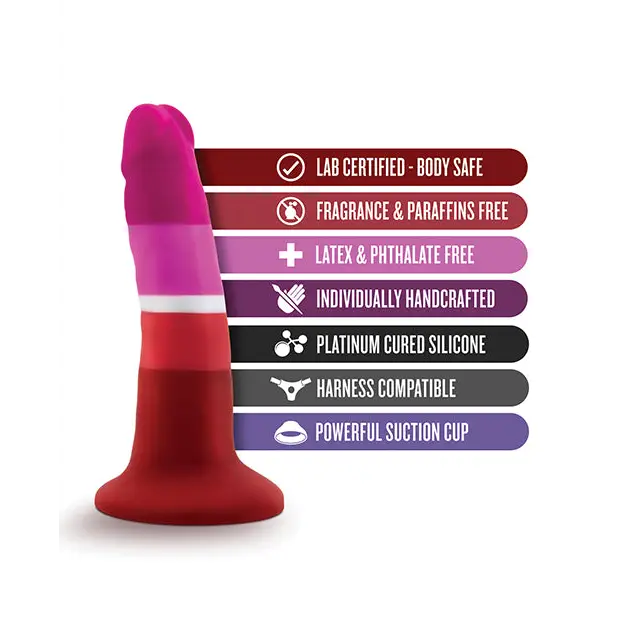 Blush Avant P3 Lesbian Pride Silicone Dong - Beauty - Gay & Lesbian Products