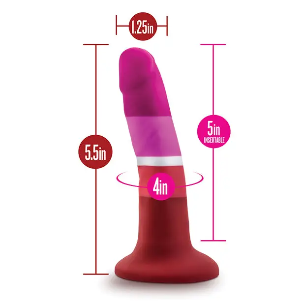 Blush Avant P3 Lesbian Pride Silicone Dong - Beauty - Gay & Lesbian Products