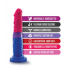 Blush Avant P8 Bisexual Pride Dildo - Love - Gay & Lesbian Products