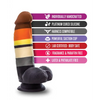 Blush Avant P9 Bear Pride Dildo - Multi Color - Gay & Lesbian Products