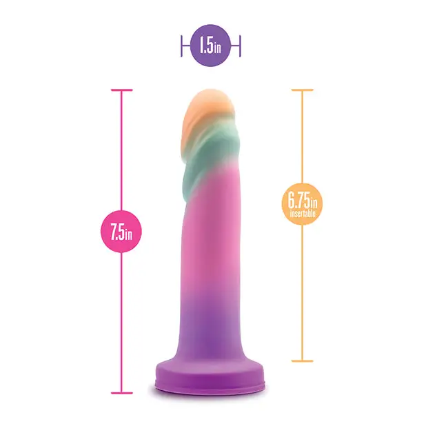 Blush Avant Sunrise Gaze Silicone Dildo - Sherbet - Dongs & Dildos