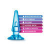Blush B Yours Basic Anal Plug - Blue - Anal Products