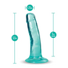 Blush B Yours Plus 5’’ Hard n’ Happy Dildo - Teal - Dongs & Dildos