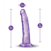 Blush B Yours Plus 7’’ Lust n’ Thrust Dildo - Purple - Dongs & Dildos