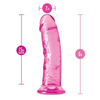 Blush B Yours Plus 8’’ Roar n Ride Dildo - Pink - Dongs & Dildos