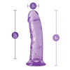 Blush B Yours Plus 8’’ Roar n Ride Dildo - Purple - Dongs & Dildos