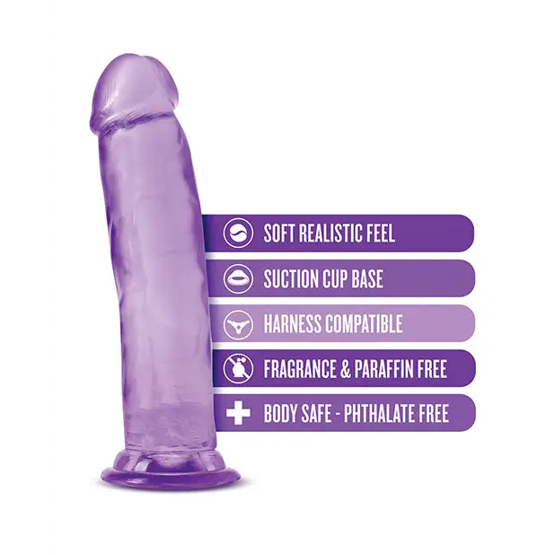 Blush B Yours Plus 9’’ Thrill n Drill - Purple - Dongs & Dildos