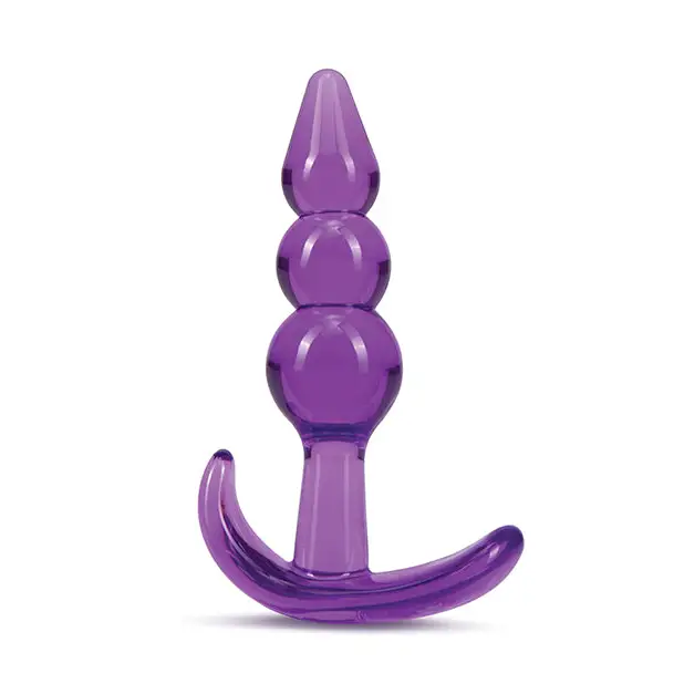 Blush B Yours Triple Bead Anal Plug - Purple - Anal Products