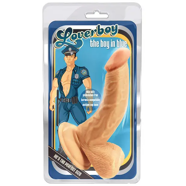 Blush Coverboy The Boy in Blue w/Suction Cup - Flesh - Dongs & Dildos