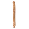 Blush Dr. Skin 18’’ Double Dildo - Mocha - Dongs & Dildos