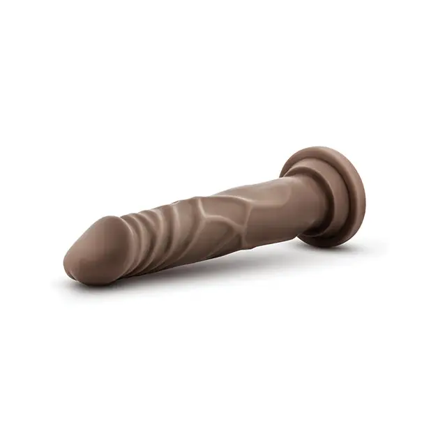 Blush Dr. Skin 7.5’’ Basic Realistic Cock - Chocolate - Dongs & Dildos