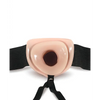 Blush Dr. Skin 7’’ Hollow Strap On - Vanilla - Strap Ons