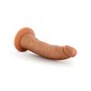 Blush Dr. Skin Glide 7.5’’ Self Lubricating Dildo - Mocha - Dongs & Dildos