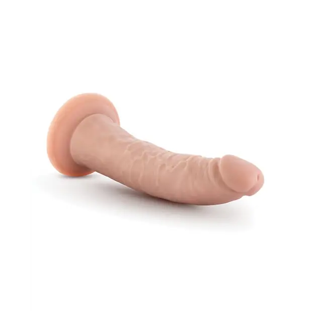Blush Dr. Skin Glide 7.5’’ Self Lubricating Dildo - Vanilla - Dongs & Dildos