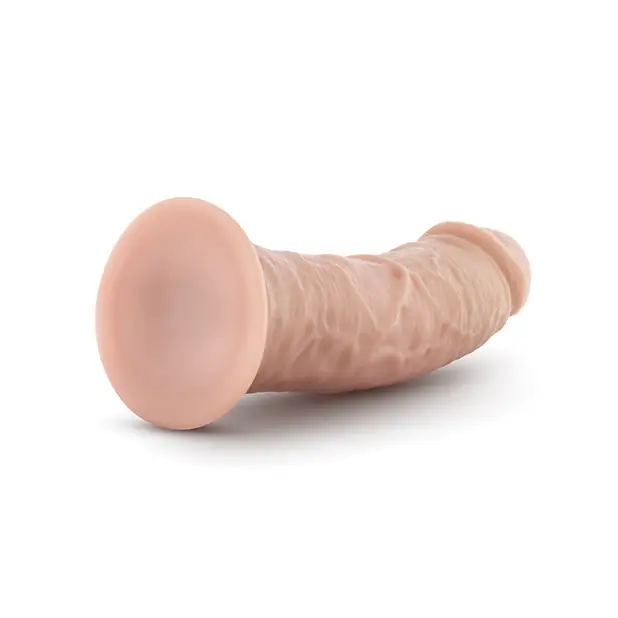 Blush Dr. Skin Glide 8’’ Self Lubricating Dildo - Vanilla - Dongs & Dildos