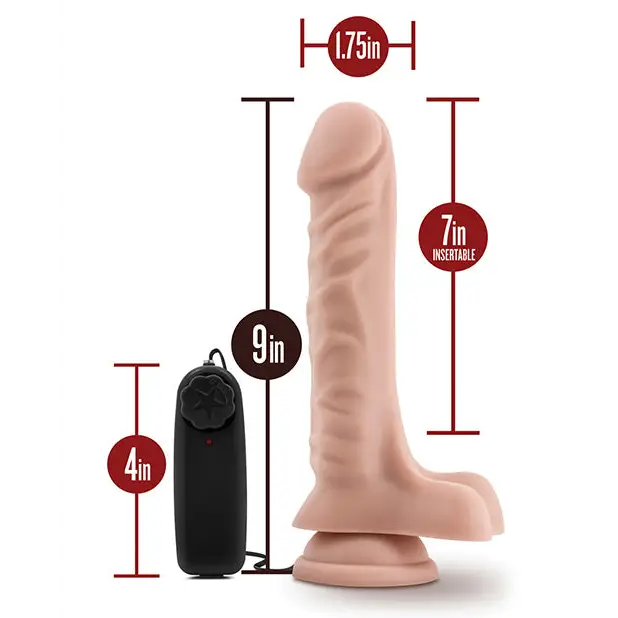 Blush Dr. Skin Dr. James 9’’ Cock w/Suction Cup - Vanilla - Dongs & Dildos
