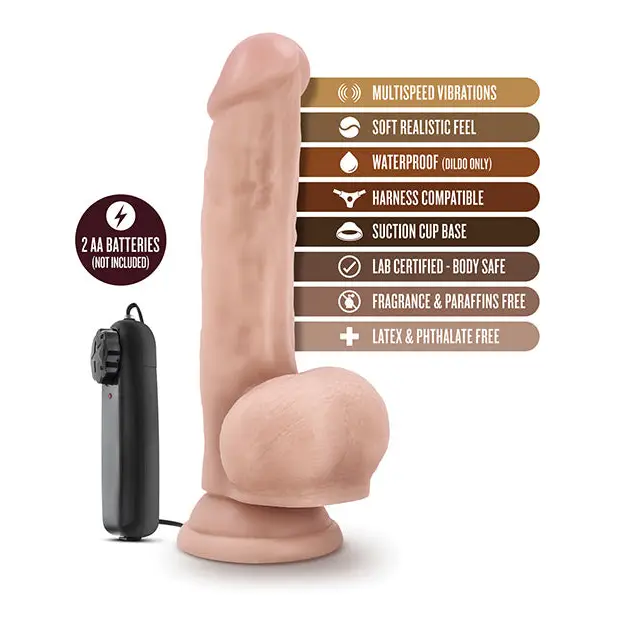 Blush Dr. Skin Dr. Jay 8.75’’ Cock w/Suction Cup - Vanilla - Dongs & Dildos