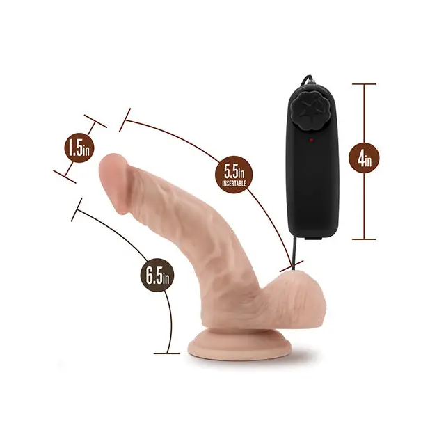 Blush Dr. Skin Dr. Ken 6.5’’ Cock w/Suction Cup - Vanilla - Dongs & Dildos