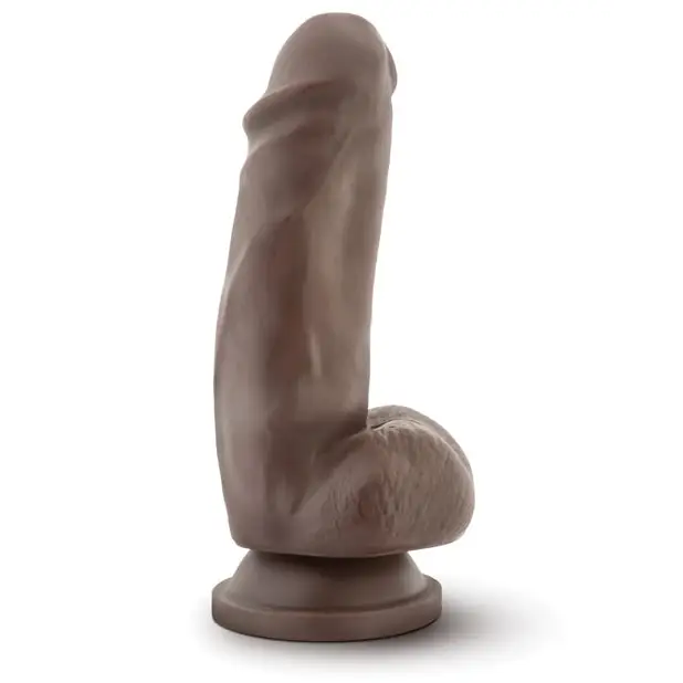 Blush Dr. Skin Mr. Smith 7’’ Dildo w/Suction Cup - Chocolate - Dongs & Dildos