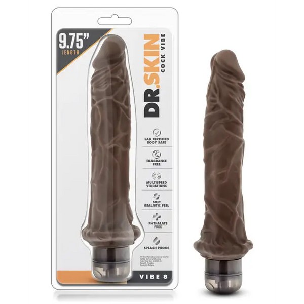 Blush Dr. Skin Mr Skin Vibe 8 - Chocolate - Vibrators