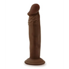 Blush Dr. Skin Plus 6’’ Posable Dildo - Chocolate - Dongs & Dildos