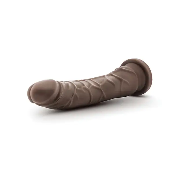 Blush Dr. Skin Plus 9’’ Posable Dildo - Chocolate - Dongs & Dildos