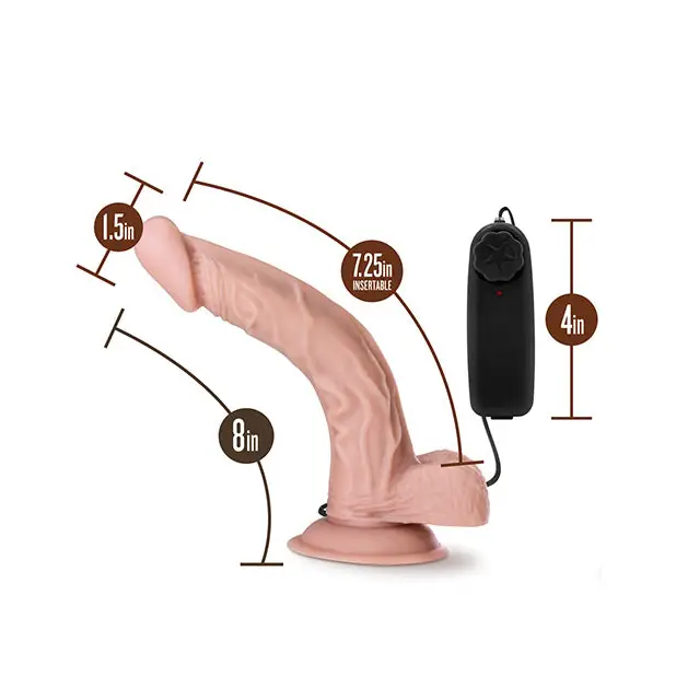 Blush Dr. Skin Dr. Sean 8’’ Cock w/Suction Cup - Vanilla - Dongs & Dildos