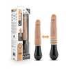 Blush Dr. Skin Silicone Dr. Knight Thrusting Gyrating Vibrating Dildo - Beige - Vibrators