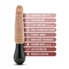 Blush Dr. Skin Silicone Dr. Knight Thrusting Gyrating Vibrating Dildo - Beige - Vibrators