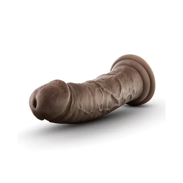 Blush Dr. Skin Silicone Dr. Shepherd 8’’ Dildo w/Suction Cup - Chocolate - Dongs & Dildos