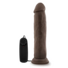 Blush Dr. Skin Dr. Throb 9.5’’ Cock w/Suction Cup - Chocolate - Dongs & Dildos