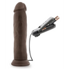 Blush Dr. Skin Dr. Throb 9.5’’ Cock w/Suction Cup - Chocolate - Dongs & Dildos