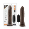 Blush Dr. Skin Dr. Throb 9.5’’ Cock w/Suction Cup - Chocolate - Dongs & Dildos