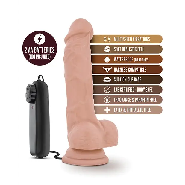 Blush Dr. Skin Dr. Tim 7.5’’ Cock w/Suction Cup - Vanilla - Dongs & Dildos