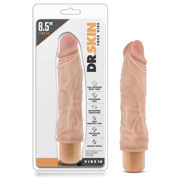 Blush Dr. Skin Vibe #10 - Beige - Vibrators