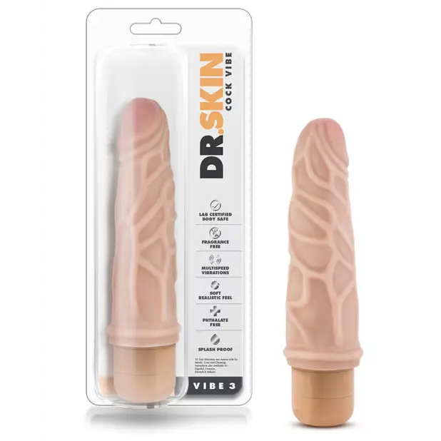 Blush Dr. Skin Vibe #3 - Beige - Vibrators