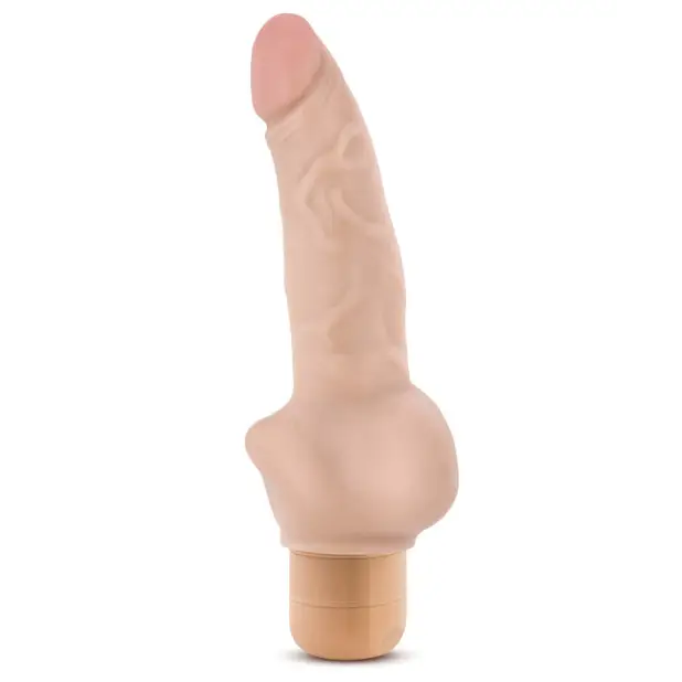 Blush Dr. Skin Vibe 8’’ Dong #12 - Beige - Vibrators