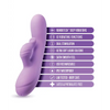 Blush Evelyn Rabbit Vibrator - Purple - Vibrators