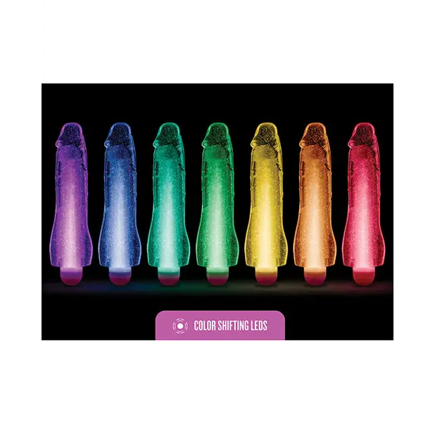 Blush Glow Dicks Glitter Vibrator Molly - Purple - Vibrators