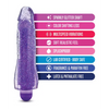 Blush Glow Dicks Glitter Vibrator Molly - Purple - Vibrators