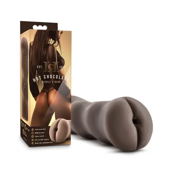 Blush Hot Chocolate Nicole’s Rear Stroker - Chocolate - Dolls & Masturbators