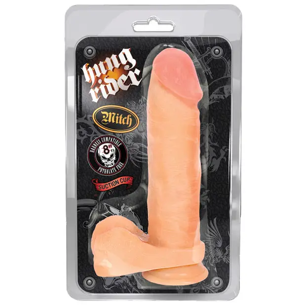 Blush Hung Rider Mitch 8’’ Dildo w/Suction Cup - Flesh - Dongs & Dildos