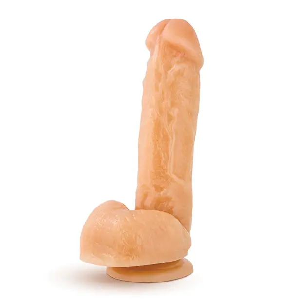 Blush Hung Rider Trigger 7’’ Dildo w/Suction Cup - Flesh - Dongs & Dildos